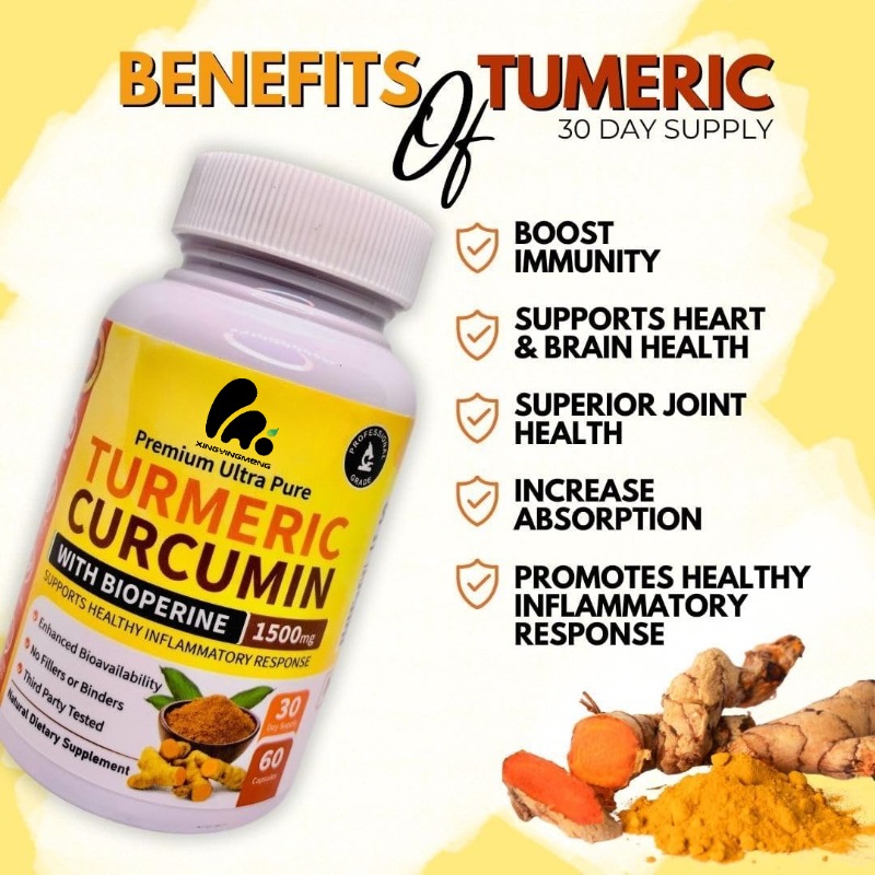مكمل غذائي طبيعي من الكركم وال - مراجعة Turmeric Curcumin Capsule وسعره